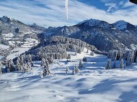 Winter 2024 am Berggasthaus zum oberen Horn Bad Hindelang - ©Monika Kohmann